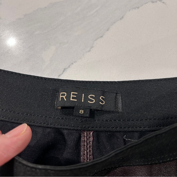 Reiss Lambskin Leggings - Picture 14 of 16